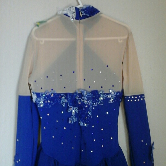 Professional Figure Skating Ombre Girl Dress - Picture 4 of 4